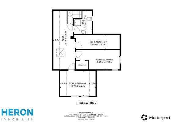 Grundriss Dachgeschoss