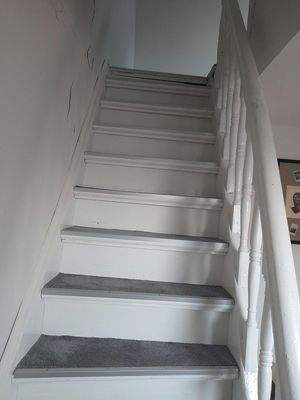 Treppe zum Dachgeschoß