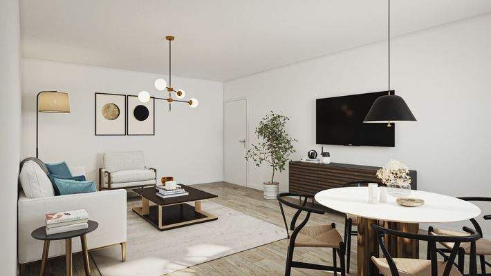 Wohnzimmer - Einrichtungsbeispiel