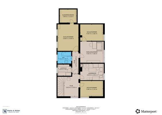 Grundriss Obergeschoss