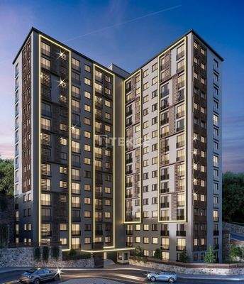 Flat in a New Project Near to Metro in İstanbul Kağıthane