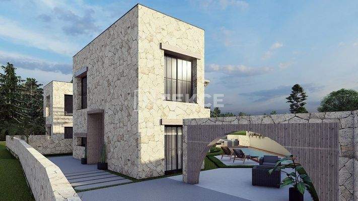 Specially Designed Detached Villas with Pool in Bodrum Turkey