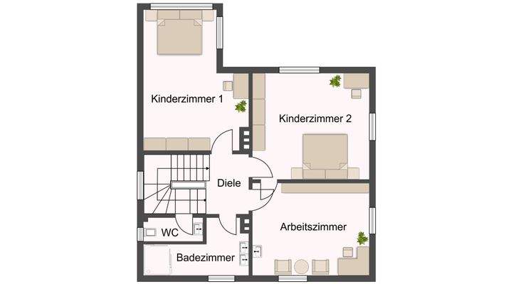 Grundriss 1. Obergeschoss