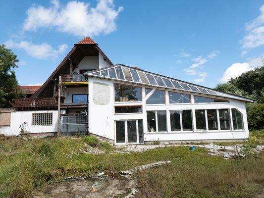 Ansicht mit Anbau