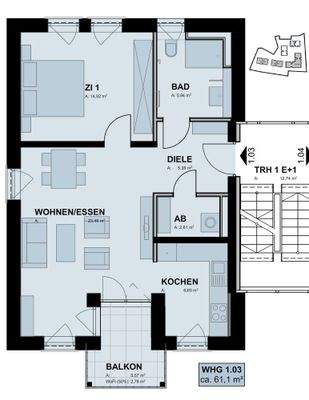 Grundriss Wohnung