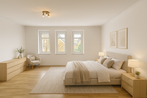 Schlafzimmer visualisiert