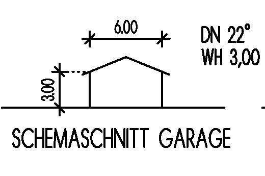 Schnitt Garage
