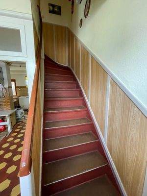 Zugangstreppe zur WE 1