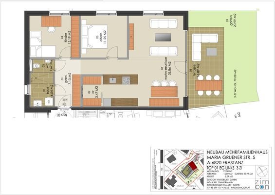 WA MARIA GRUENER STR 5 FRASTANZ TOP 01 EG LINKS 50
