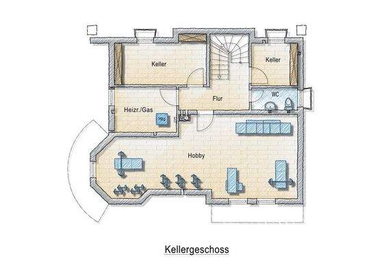 Wohnhaus Kellergeschoss