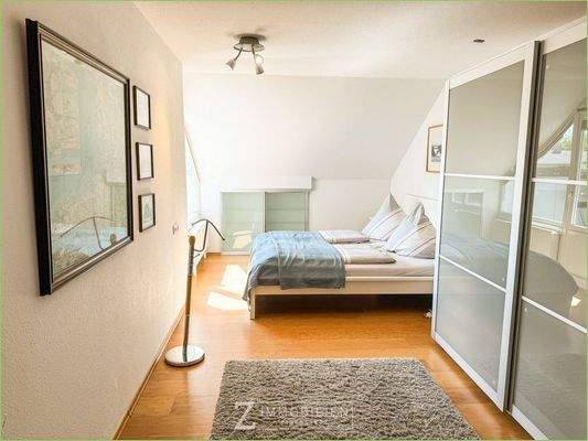 Blick zum Schlafzimmer