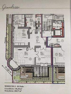 Grundriss Whg. 2 EG links