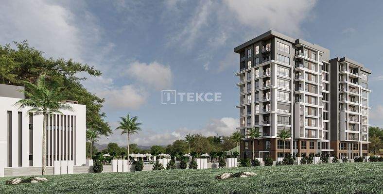 Flats Close to the Main Street and Malls in Kepez Antalya