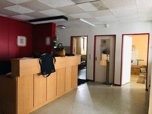 Empfangsbereich Praxis