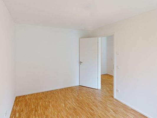 Helles Schlafzimmer, Ansicht 1