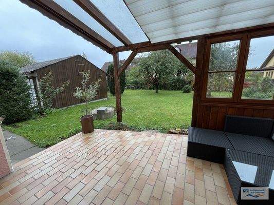 Überdachte Terrasse