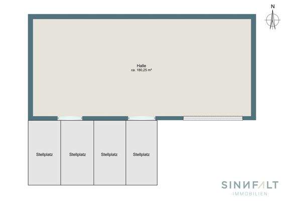 Halle aus 2018 in Sandwichbauweise