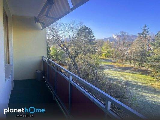 Loggia Blick ins Gruene