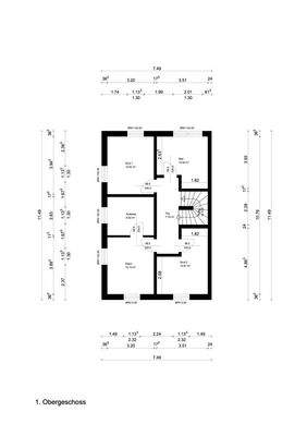 Haus 1 Grundriss OG 