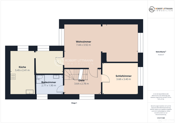 Grundriss Obergeschoss