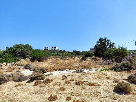 Kreta, Rethymno: Investitionsgrundstück mit Meerblick nahe Stadtzentrum zu verkaufen