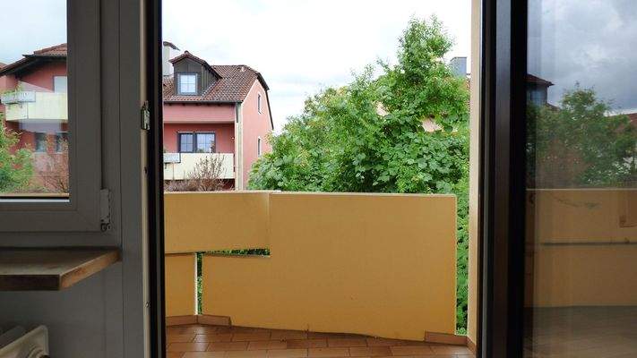 Wohnzimmer Balkonzugang