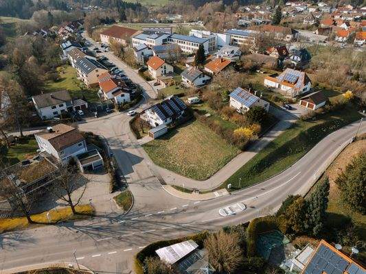 Luftaufnahme Bauplatz