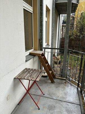 Balkon mit Tür und 2.-Zugang