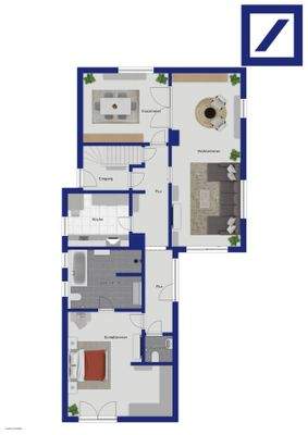 Illustration Erdgeschoss