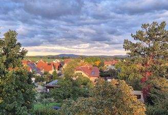 Blick übers Grundstück