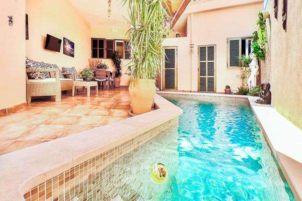 Patio für das mediterrane Leben