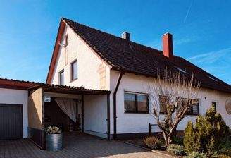 Blick aufs Haus