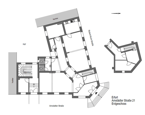 Grundriss: Arnstädter Str. 21, Erfurt (Gewerbe)