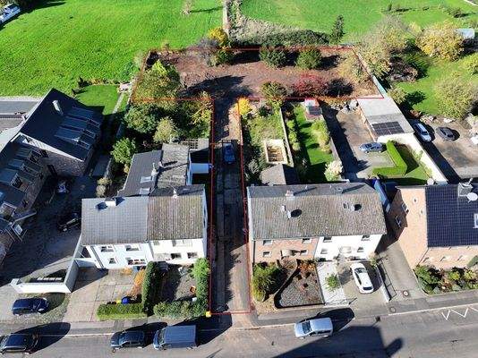 Vogelperspektive Straßenseite