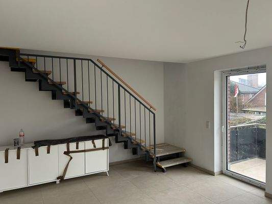 Treppenaufgang vom Wohnzimmer