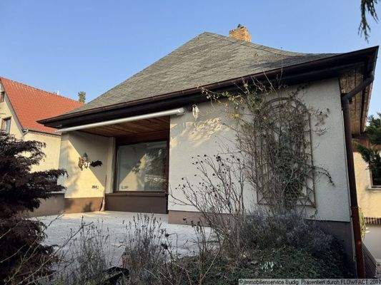 Blick auf die Terrasse