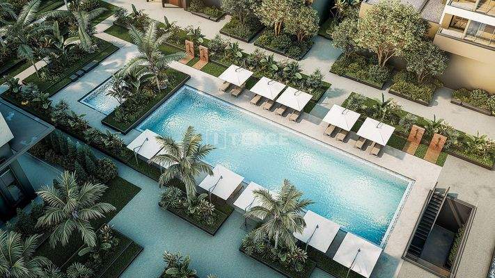 1 and 2-Bedroom Apartments for Sale in Complex in Kepez Antalya