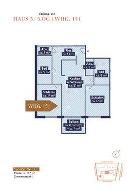 Wohnungsgrundriss 151