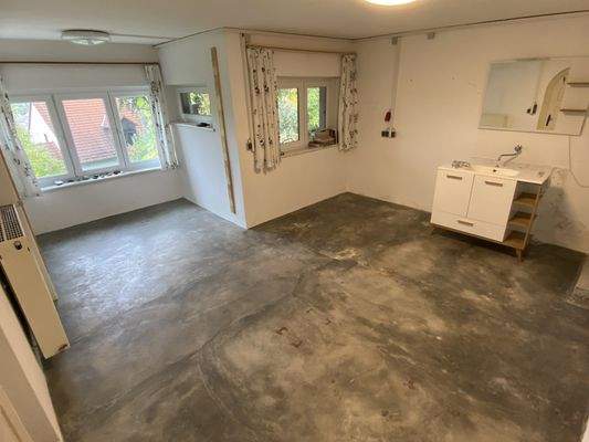 Hobby- oder Gästezimmer aus anderer Perspektive