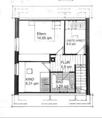 Grundriss Obergeschoss
