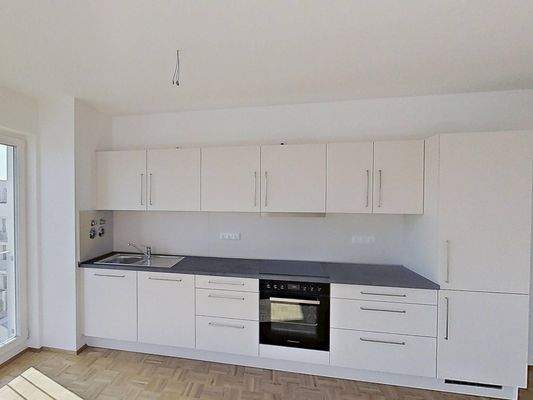 Voll ausgestattete Einbauküche