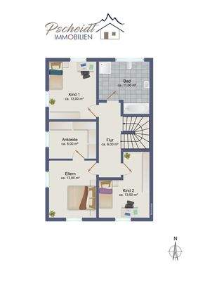 Grundriss Dachgeschoss