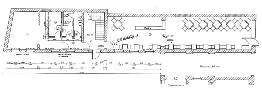 28 Grundriss Seitengebäude (rechts) EG