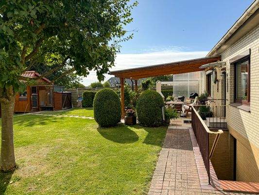 Zugang vom Garten in den Keller