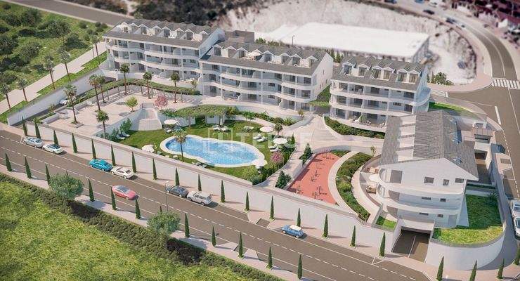 New Apartments in a Residential Complex in Benalmadena
