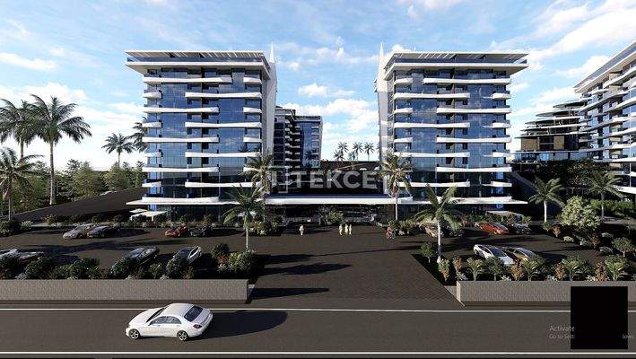 Apartments with Extensive Facilities Close to Sea in Alanya