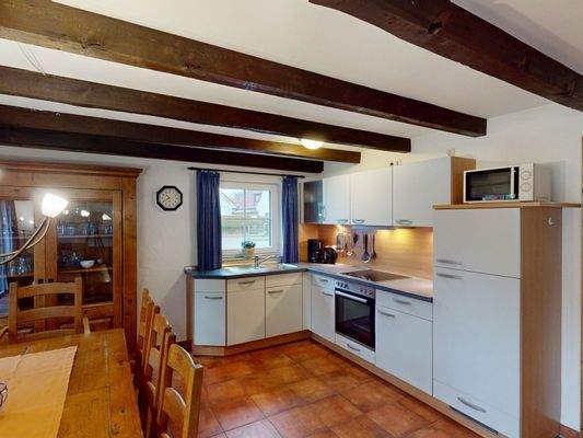 Einbauküche im Erdgeschoss