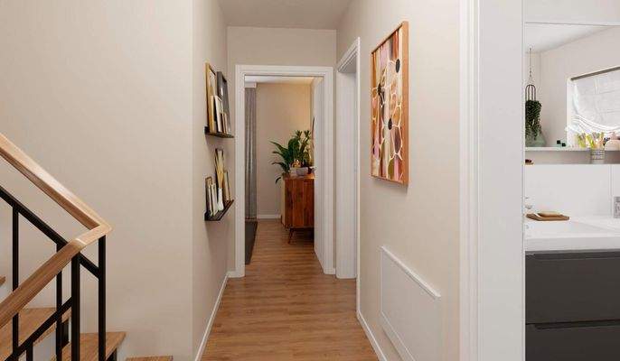 Helle und freundliche Flurbereiche