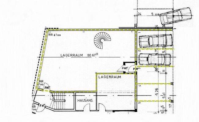 Grundriss Lager