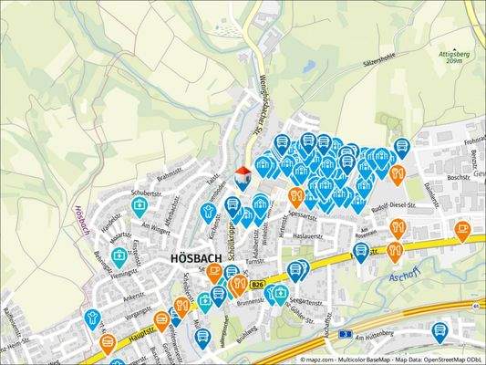 Geolyzer Kartenausschnitt